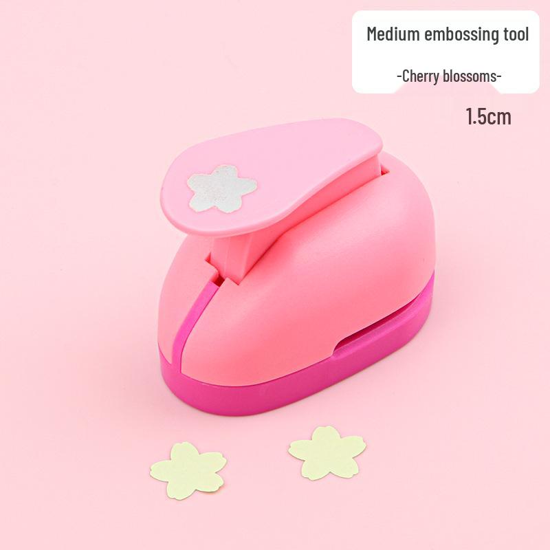 Children's DIY Paper Craft Embossing Machine - Easy Flower Punch for Kindergarten Educational Activities