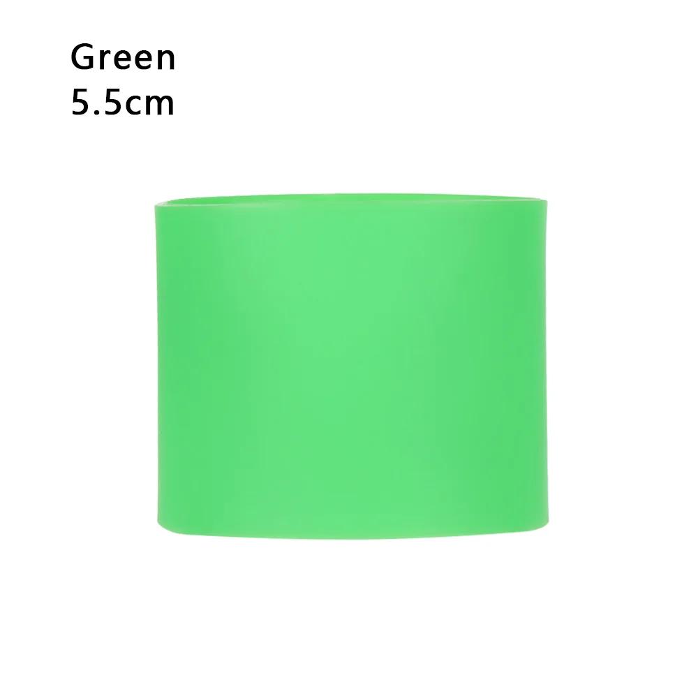 1Pc Silicone Cup Sleeve Heat Insulation Bottle Sleeves Non-slip Mug Sleeve Glass Bottle Cover For Mugs Ceramic Coffee Cups Wrap