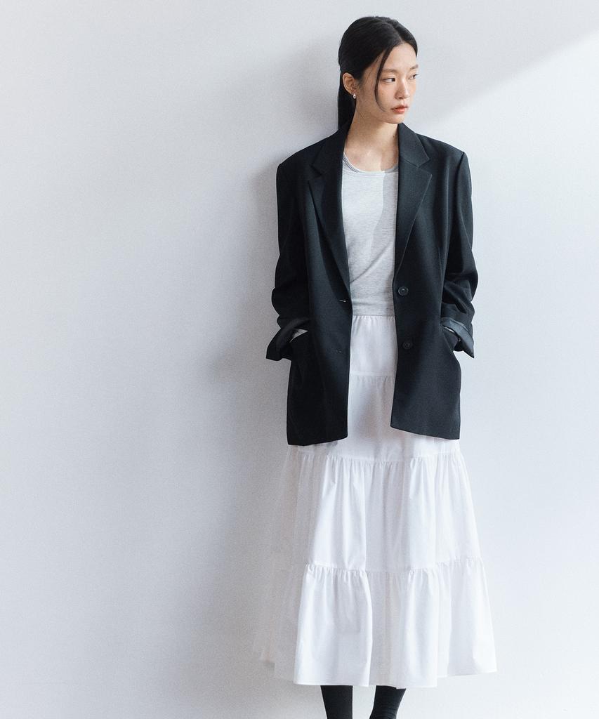 MIXXO Tiered Long Skirt