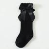 Red Bow Tie Knee High Tube Socks Girls' Christmas Stockings Infants Toddlers Soft Cotton Children Non Slip Floor Socks Baby Gift