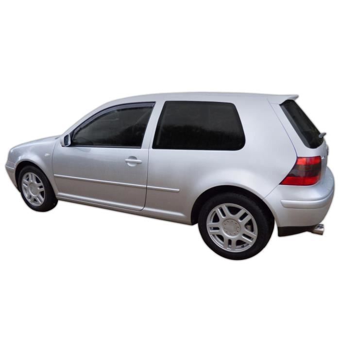 Air Deflectors - SCOUTT - Volkswagen Golf 4 - Smoked - Reinforced Acrylic - Easy Installation