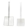 Stainless Steel Square Strainer Skimmer Ladle for Cooking Frying Kitchen Gadgets Mesh Strainer Pasta Strainer Spoon