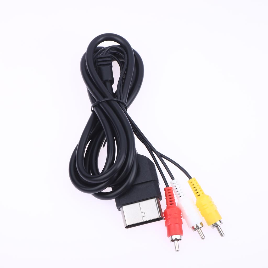 1/2/3Pcs Audio Video AV Composite Cable Cord For XBOX AV Cable Cord Connection DVD CD Monitor Adapter Connector 180CM