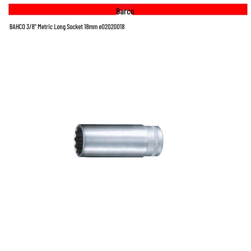 Baco 3/8  Metric Extended Socket