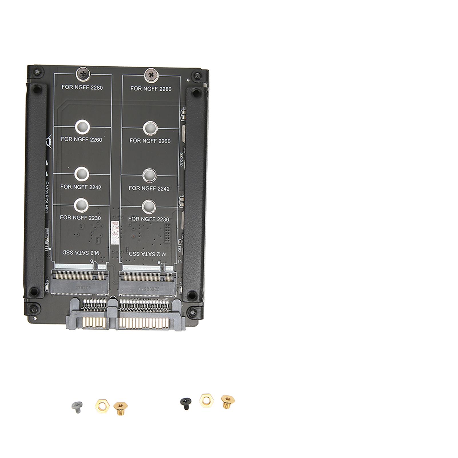 

Адаптер M.2 SSD до SATA, передача 6 Гбіт/с, порт M.2 NGFF SATA, 22-контактний, карта розширення SATA SSD для