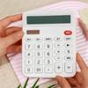 12-bit digital desktop calculator, large LCD screen suitable for office, school and home.