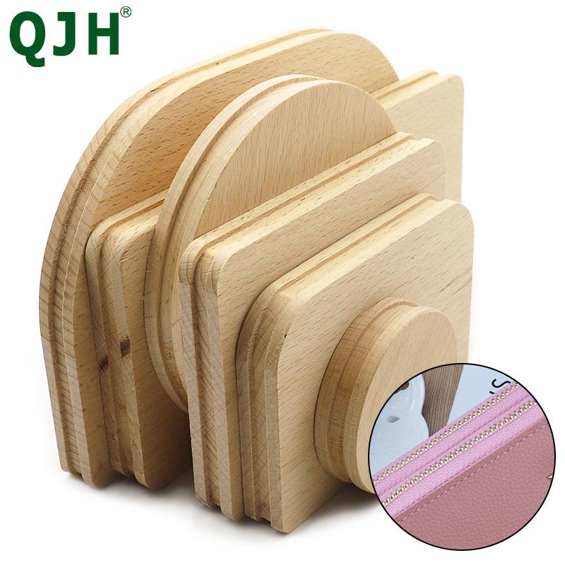 1pc DIY Zipper Installation Wood Tool, Wooden Board Template, Sewing Zipper Assist Installation Plate, Sewing Handcrafted Tool