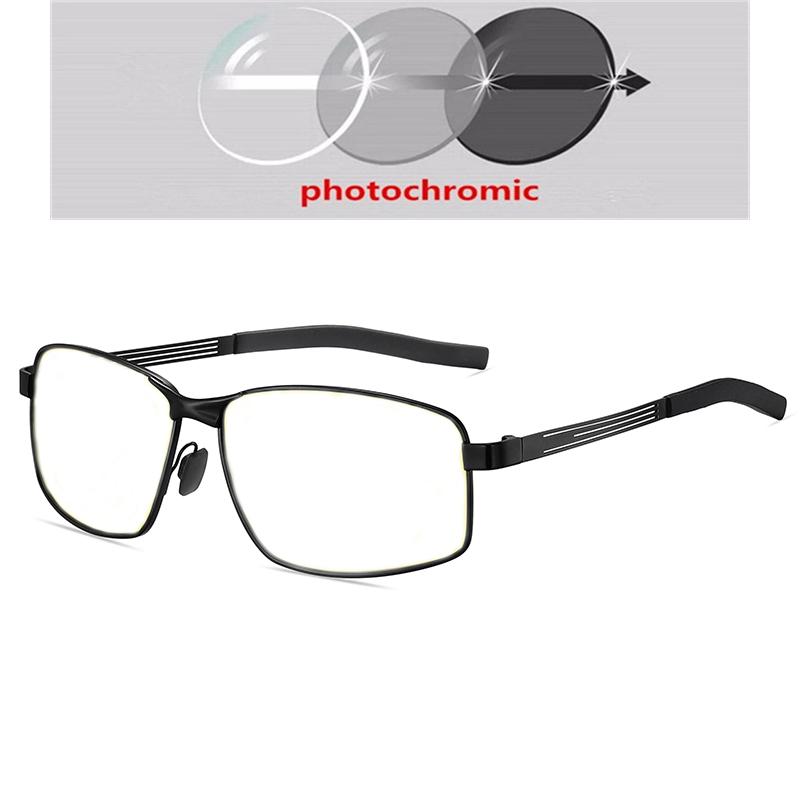 Night Vision Lenses Square Nearsighted Sunglasses With Diopters Outdoors Anti-Glare Prescription Sun Glasses -0.5 -0.75 To -6.0