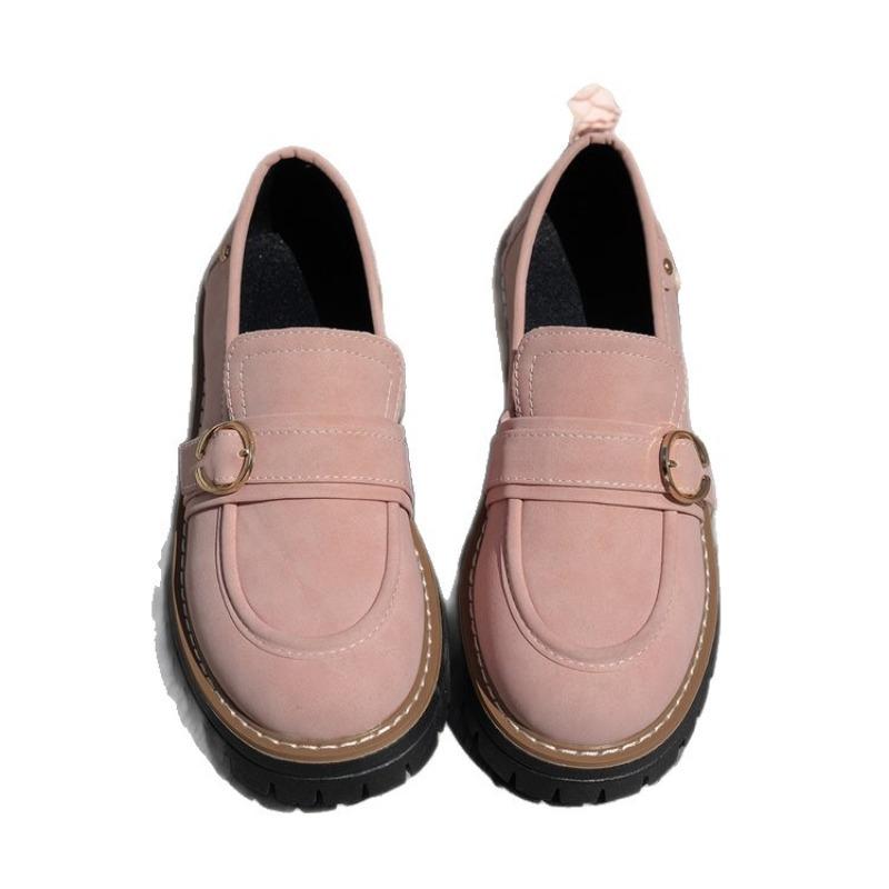 New Style Women's Casual Shoes in Large Size with Thick Soles and Chunky Heels