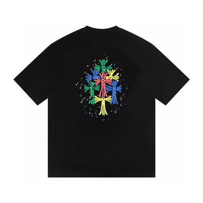 T26 Sommer 2026 Neu Hochwertige Baumwolle Rundhals Locker Große Größe Herren und Damen T-Shirt Paar T-Shirt