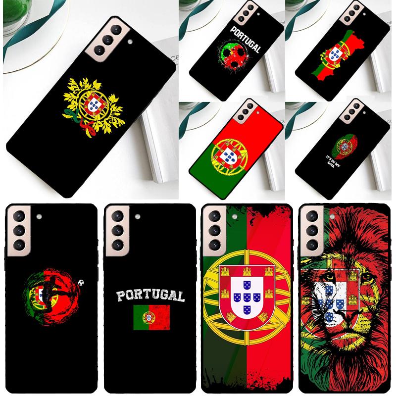 Portugal Flag Phone Case For Samsung Galaxy S25 Ultra S24 Ultra S9 S10 S20 S21 S22 S23 Plus S24 FE Cover
