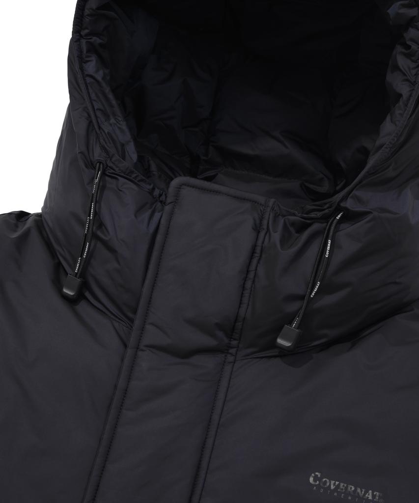 COVERNAT Two-Tone Hoodie Parka Navy