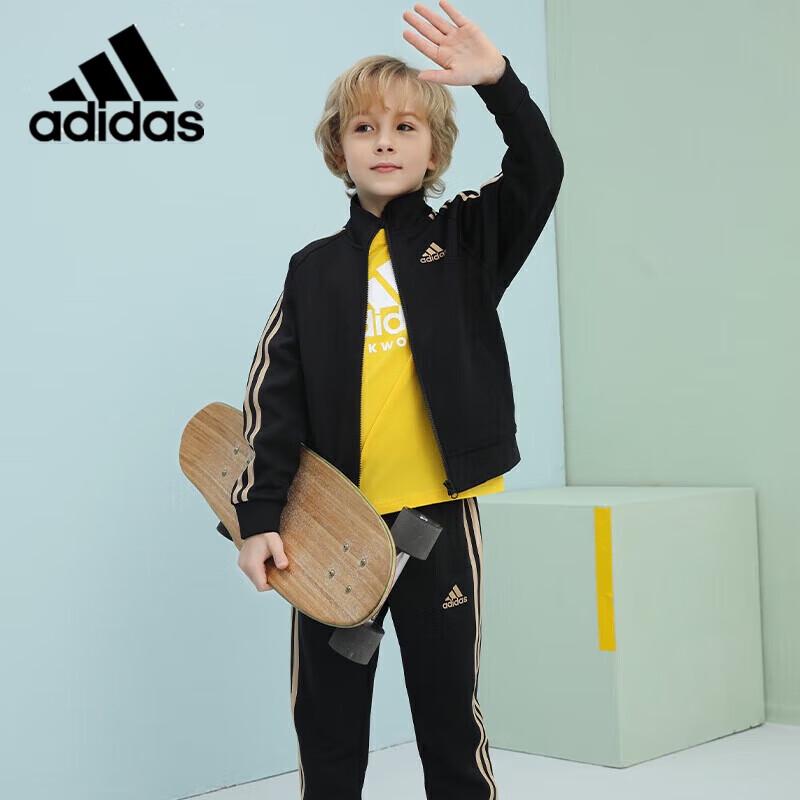 Классический спортивный костюм Adidas для детей с тремя полосками 110