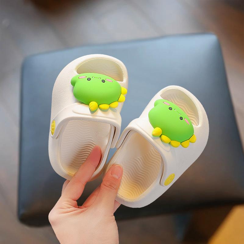 

Детские тапочки с динозаврами, милые детские тапочки с героями мультфильмов, милые сандалии для детского сада 130 yards inner length 12.5CM