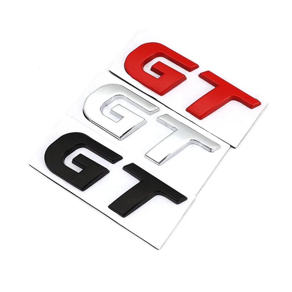 AQXYTBLU Car Sticker GT Badge Emblem Decal Compatible with Hyundai GT Focus Mondeo Forte
