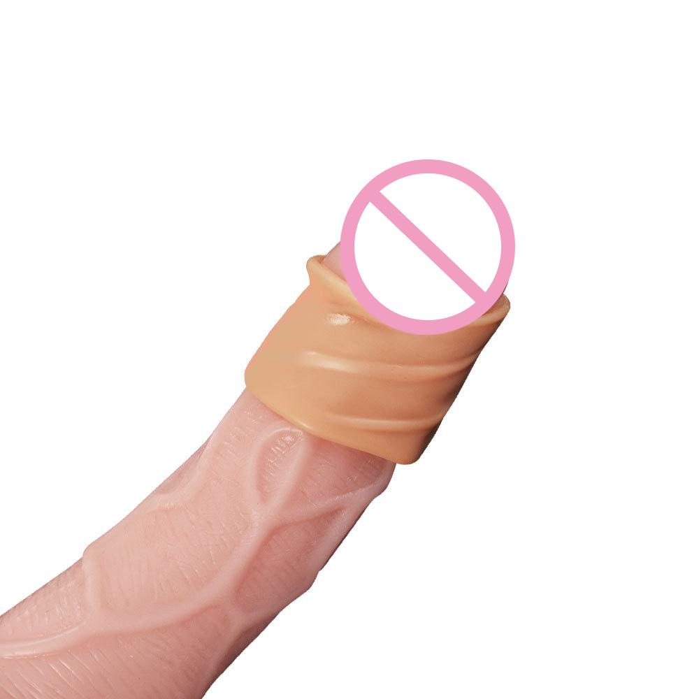 2 Pcs Penis Ring Penis Sleeves Cock Rings Time Lasting Adult Sex Toys for Men Foreskin Corrected Delay Ejaculation