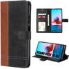 Case for Xiaomi Redmi Note 10 Magnetic Closure Elegant Leather Effect Foldable Black-Brown