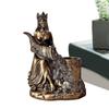 Wealth Goddess Greek Angel Ornament Resin Fortune Goddess Statue Decoration Figurine Pen Holder For Home Office Studio