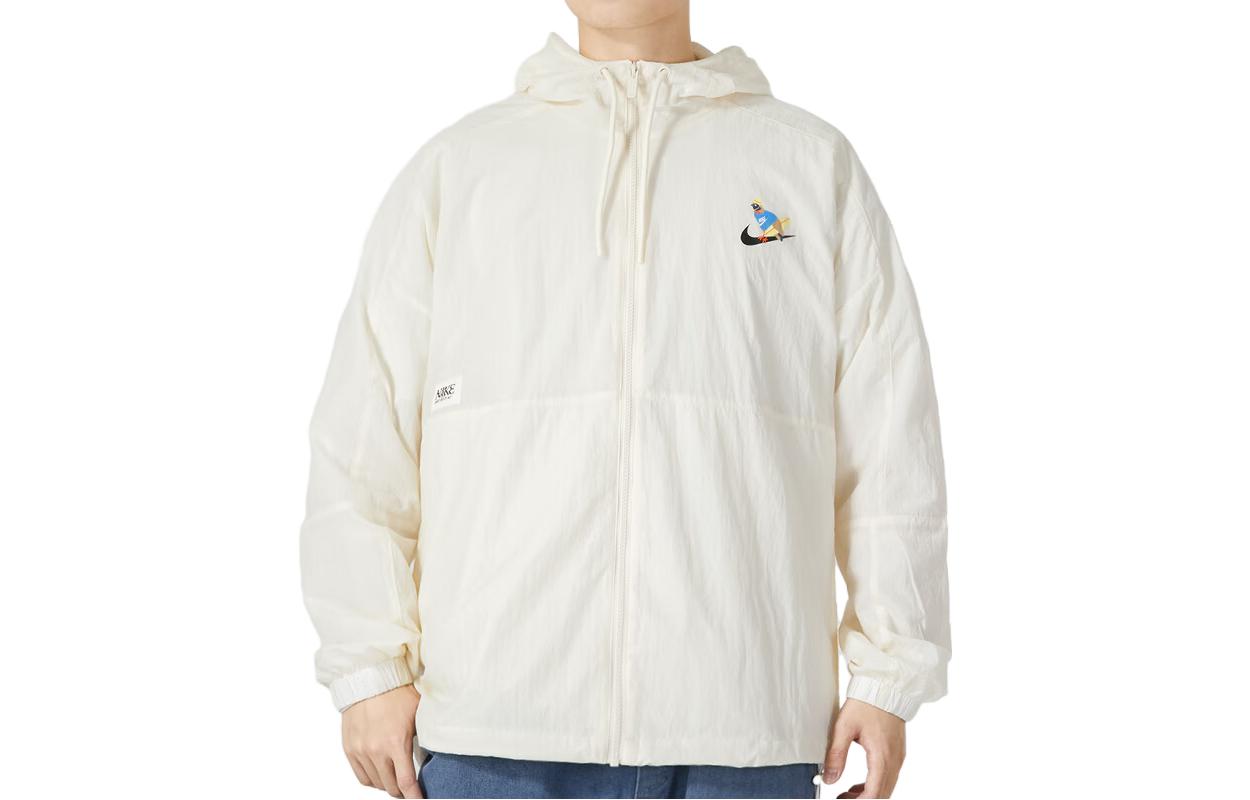 Nike Jackets Men s White Hooded Moderate Other FQ6999-110 L
