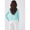 Women's Solid V-Neck Short Cardigan