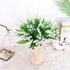 Lily of The Valley Plastic Flowers Wedding Bouquet Garden Artificial Bellflower Home Vase Table Party DIY Room Decor Arrangement