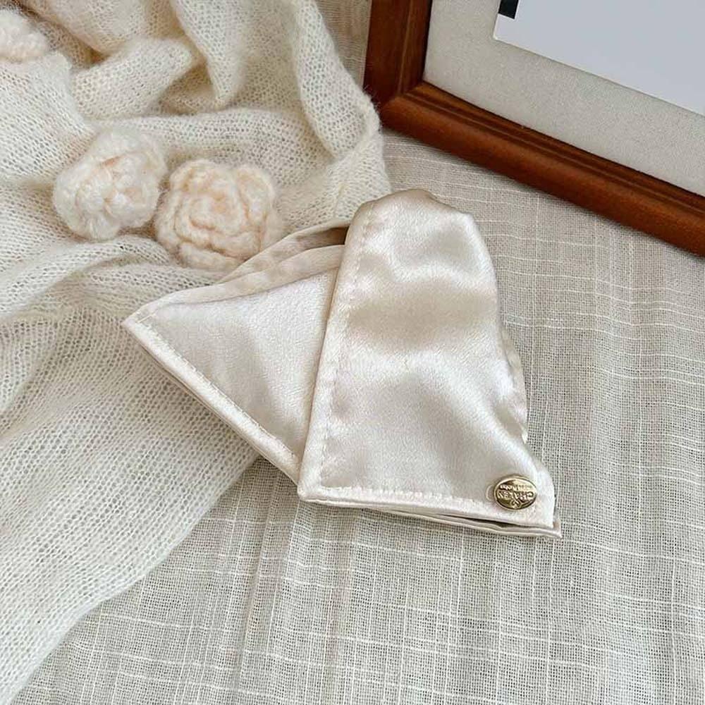 Elegant Cloth Hair Claw Plastic Women Hairgrips Versatile Satin Triangle Shark Clip Party