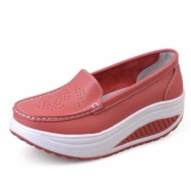 Spring Summer Shake Out Single Women Shoes The Nurse's Shoes White and Platform Woman's Shoes Breathable Hollow