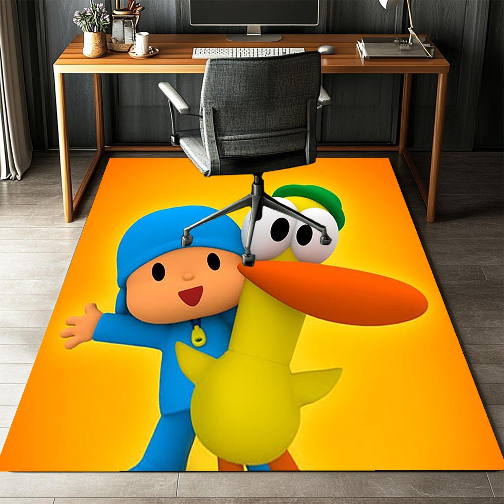Pocoyo Printed Carpet,Rug,for Office Chair Living Room Bedroom Kitchen Room Decor Gifts.