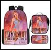 Cartoon Children'S Schoolbag Three-Piece Set, Primary School Bag, Water-Proof Polyester Messenger Bag, Pencil Bag.