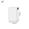 10Pcs A5 A6 A7 Binder Pocket Folders with Zipper for Notebook Waterproof PVC Document Filing Bag 6 Ring Notebook Divider