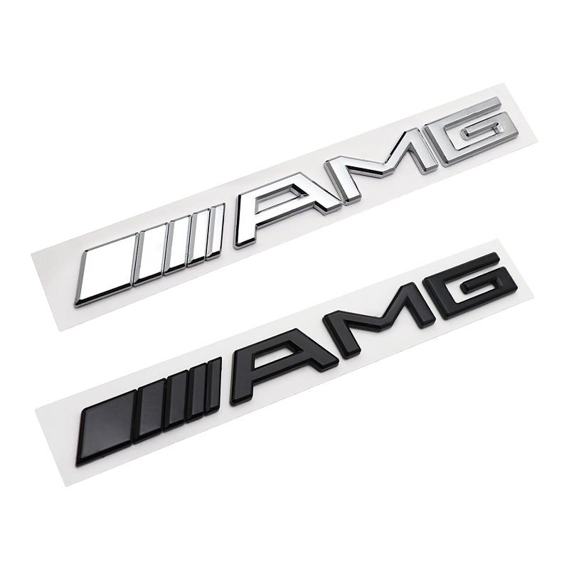 Car 3D Metal Super Custom Limited Body AMG Emblem Badge Decals Auto Tail Sticker For Mercedes-Benz W166 W212 W204 C E ML GL GLK
