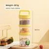 Portable Fruit Oatmeal Breakfast Cup With Spoon For Students And Office Use