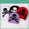 Knitted Skull Pattern Beanie Hat For Hiphop Streetwear In Winter