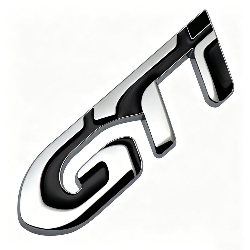 Samochód GT Line 3D Metal Chrom Cynk Stop Emblemat Odznaka Samochodowa Karoseria Błotnik Klejony Emblemat dla Peugeot GT RCZ 308 508 3008 5008