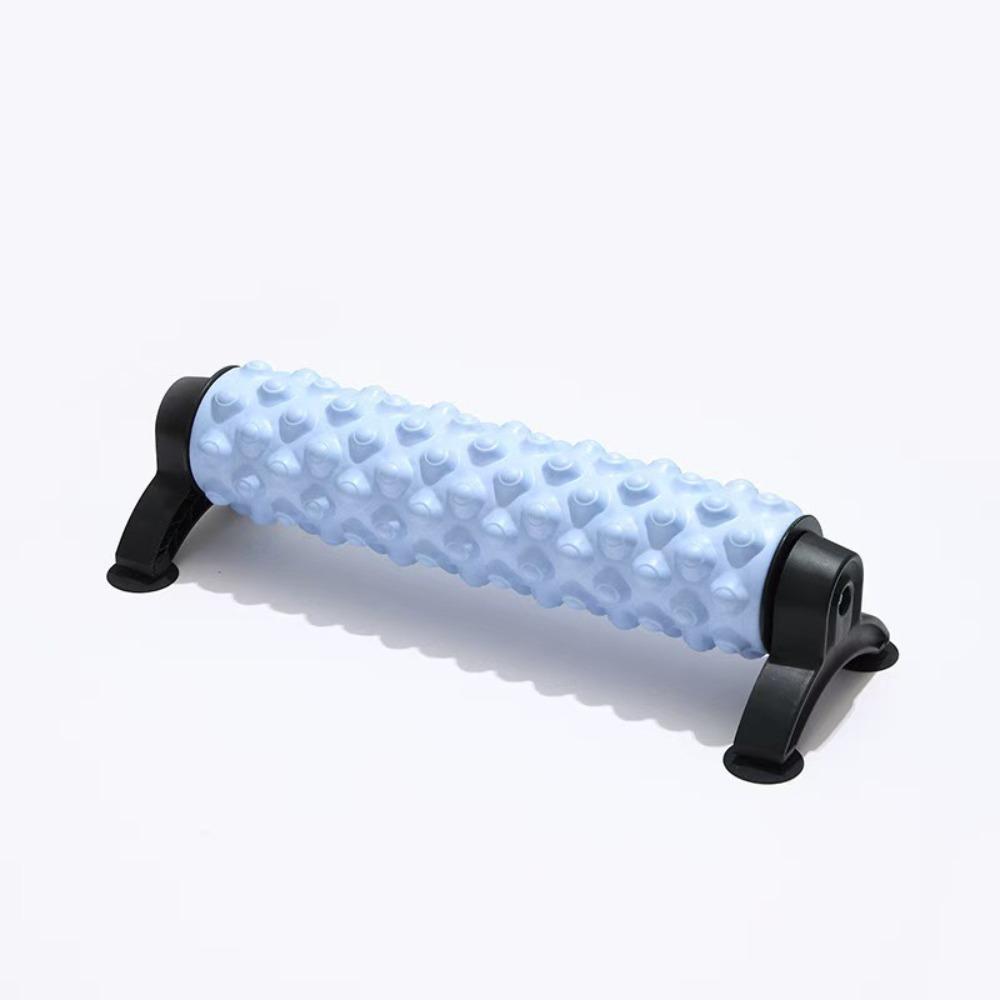 Large Load Bearing Suction Cup Foam Roller Stable Deep Back Stretching Roller Yoga Practice синий