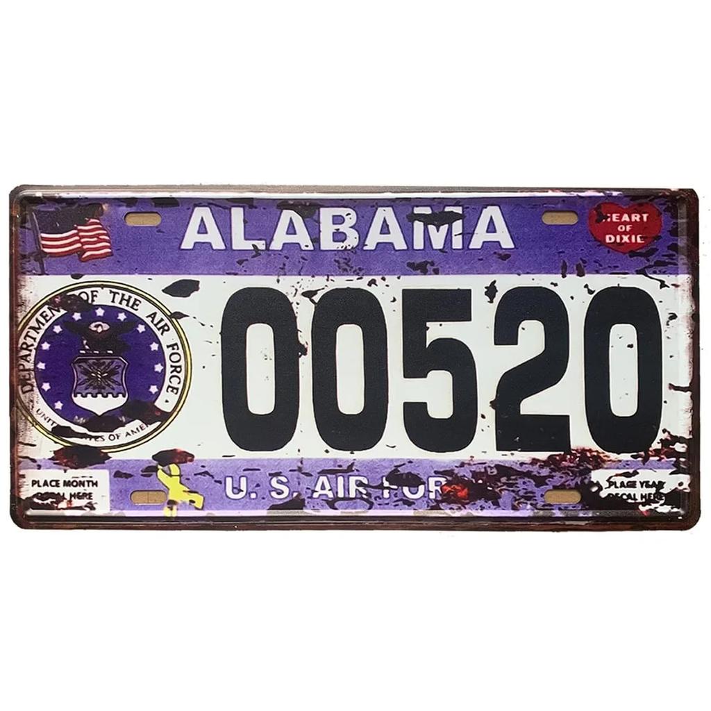 Targa vintage in metallo arrugginito, targa personalizzata anteriore per auto, novità, vecchia targa, garage, bar, club, caffetteria, decorazione