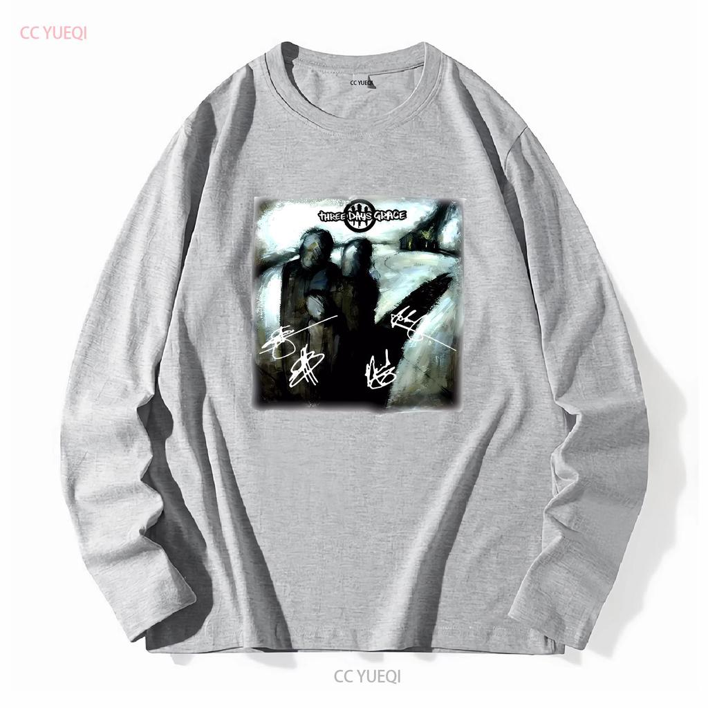 Hot Three Days Grace Album T Shirt Cotton Men S 5XL C848 Long Sleeves Vintage Washed Stretched Homme Fashion