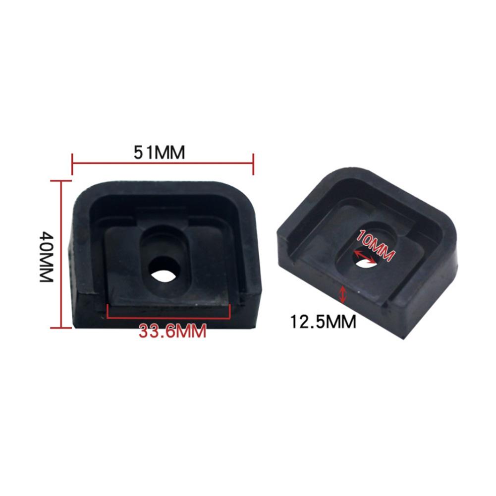 4pcs Air Conditioner Shock Pad Outdoor Unit Vibration Damping Rubber Pad Foot Pad For Air Conditioning Systems