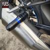 Akcesoria motocyklowe Aluminiowe osłony silnika CNC Slidery wydechu Ochraniacz przed upadkiem Z logo Do Kawasaki Z900 2012-