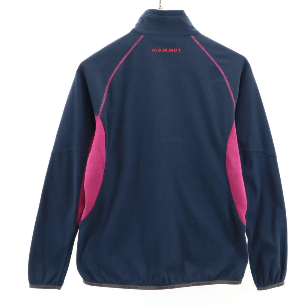 Mammut Outdoors Long Sleeve Zip Jacket M Navy X Pink Women Used
