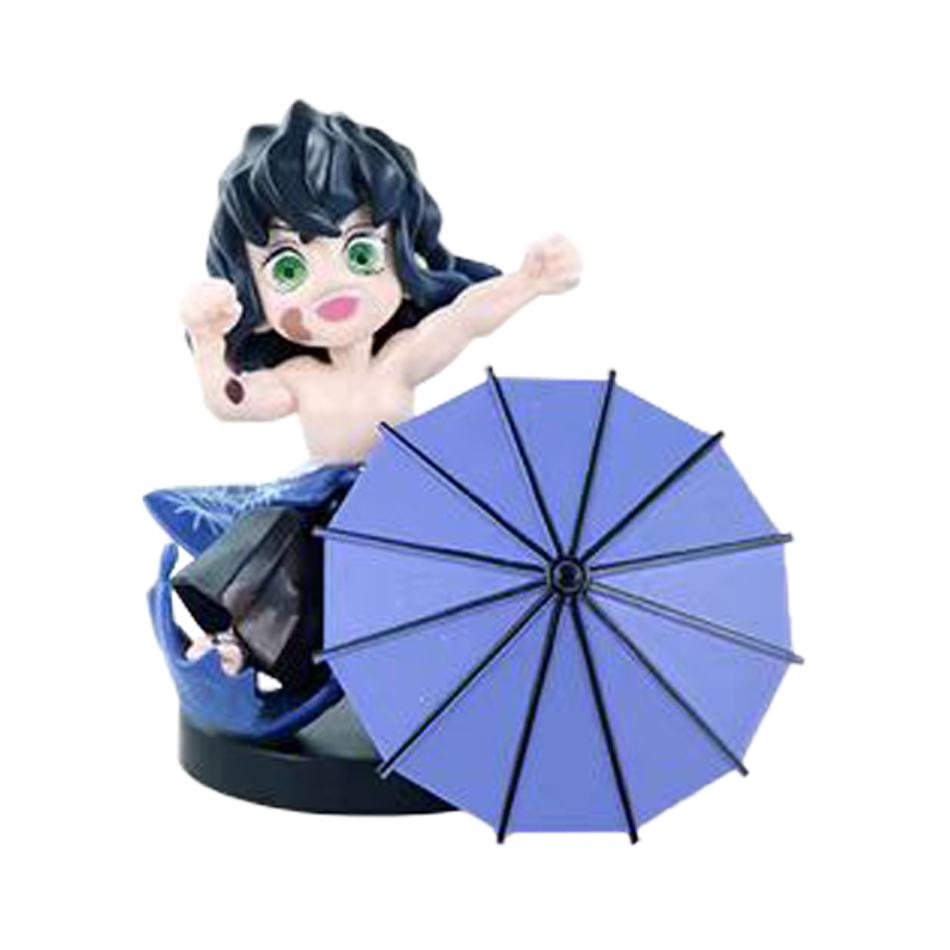 Animation 6Pcs/Kit Q Version Demon Slayer Boxed Action Figure Miniature Figurine Decoration Piece Attachment Animation Design Adorable Decoration
