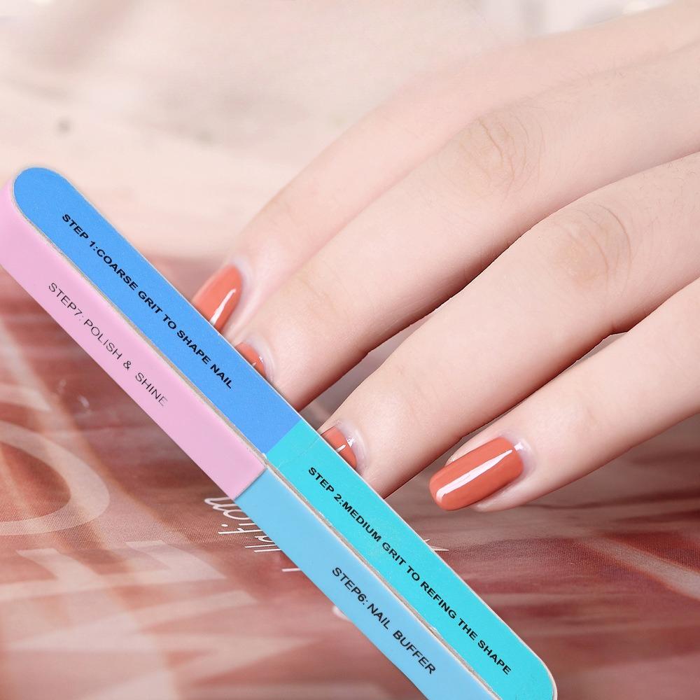 2Pcs Sponge Nail File,Nail Shaping and Polishing Block,Double-sided Polishing Block,Nail File,Nail File Block