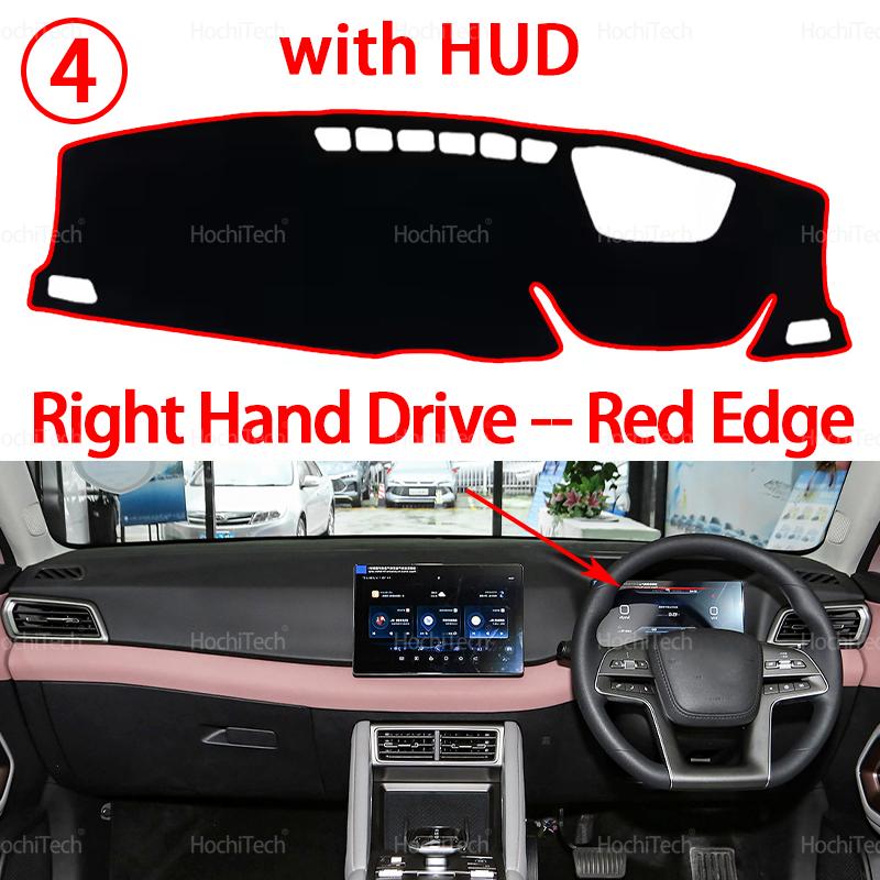 Dashboard Cover Avoid Light Anti-Slip Anti-dirty Mat Pad Sunshade Dashmat Protect for BYD ATTO 2 Yuan Up2024-2025 LHD RHD