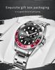 LIGE Men's Green Waterproof Quartz Calendar Sports Wristwatch