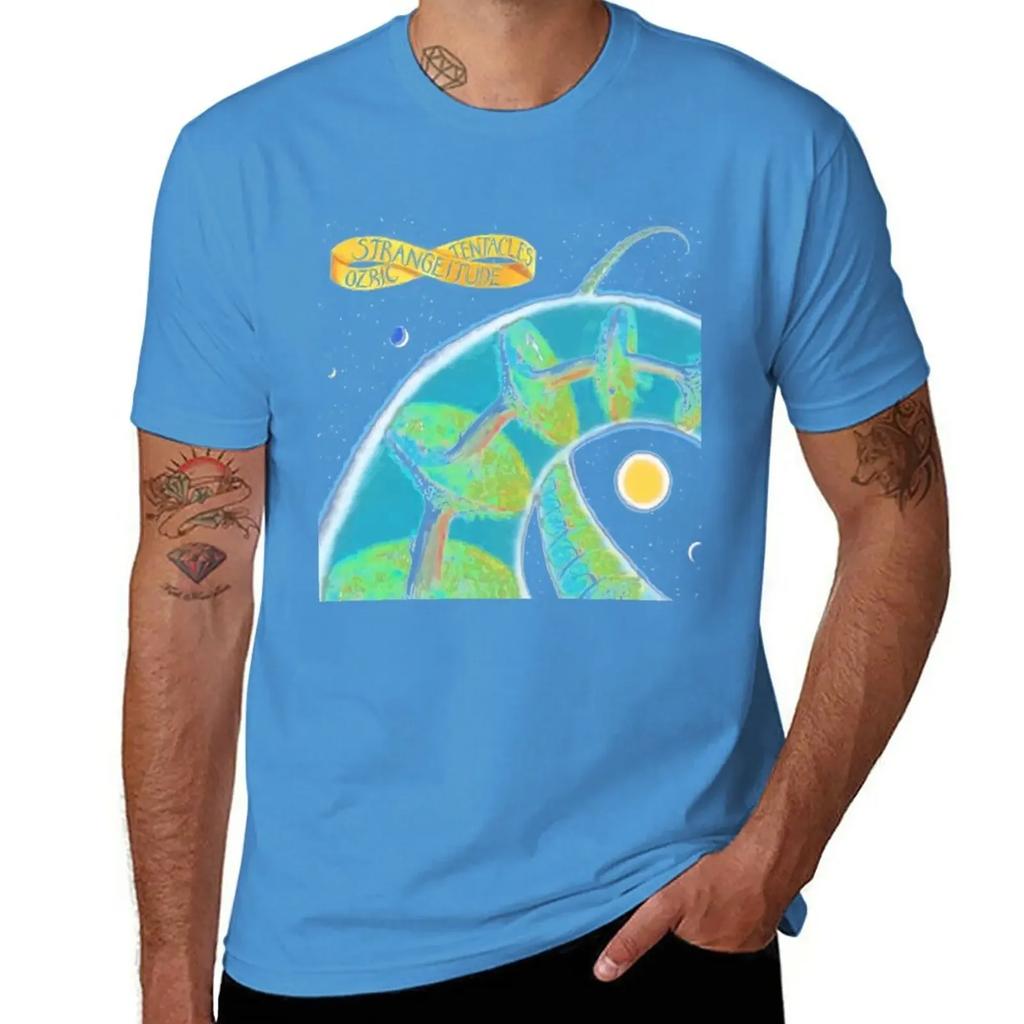 Ozric Tentacles - Strangeitude T-Shirt Korean Fashion Anime Clothes Funnys Mens Graphic T-shirts