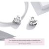 Everle S925 Sterlingsilber Herz Perlenarmband - Schlichter, modischer Liebesschmuck