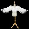 Angel Wings White Feather Swallow Shaped Wings Adult And Children'S Performance Halloween Props Bride Flower Child Dressing