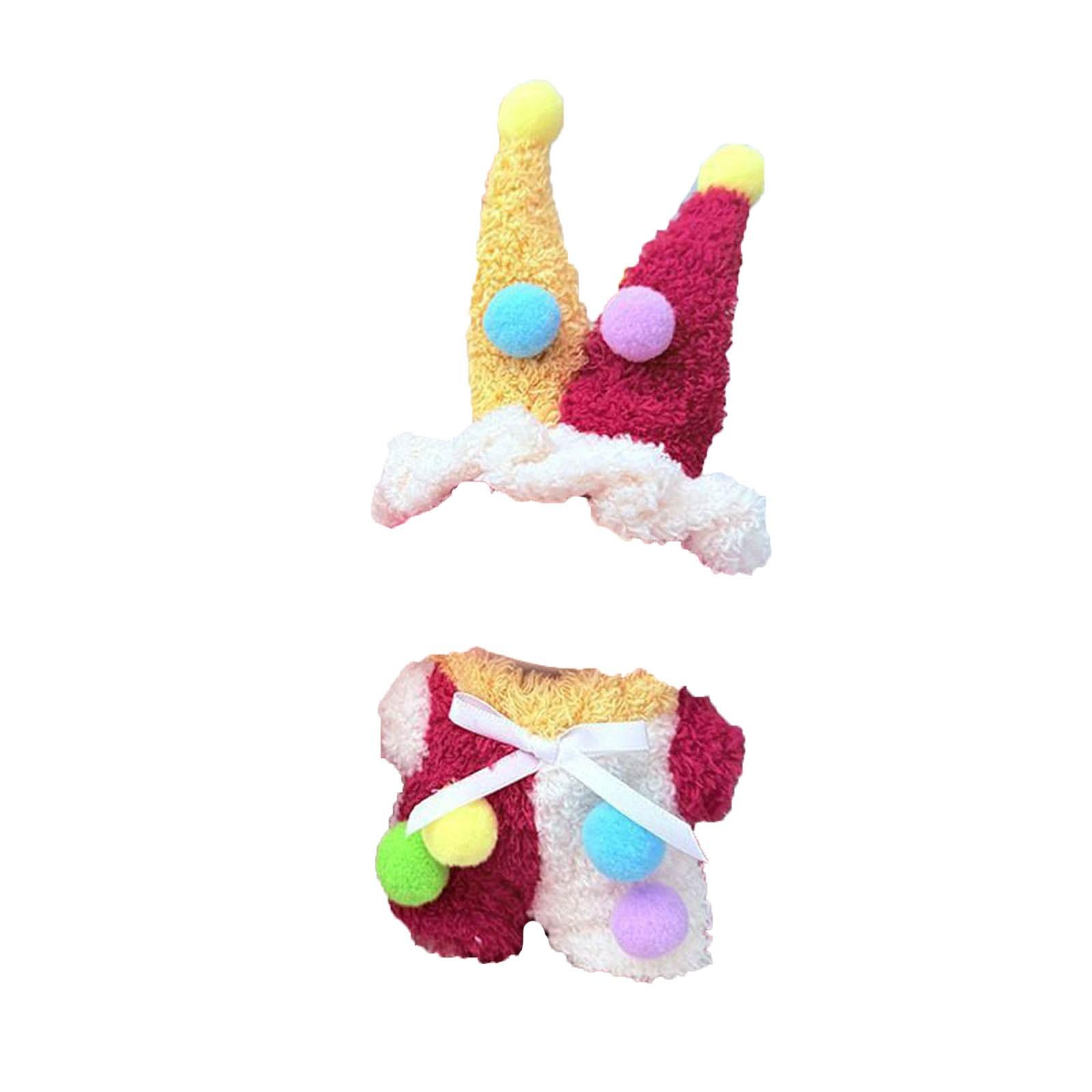 

Одежда для кукол первого, второго и третьего поколения, виниловая одежда, красочный клоун с мячом - это мило (куклы не включены)