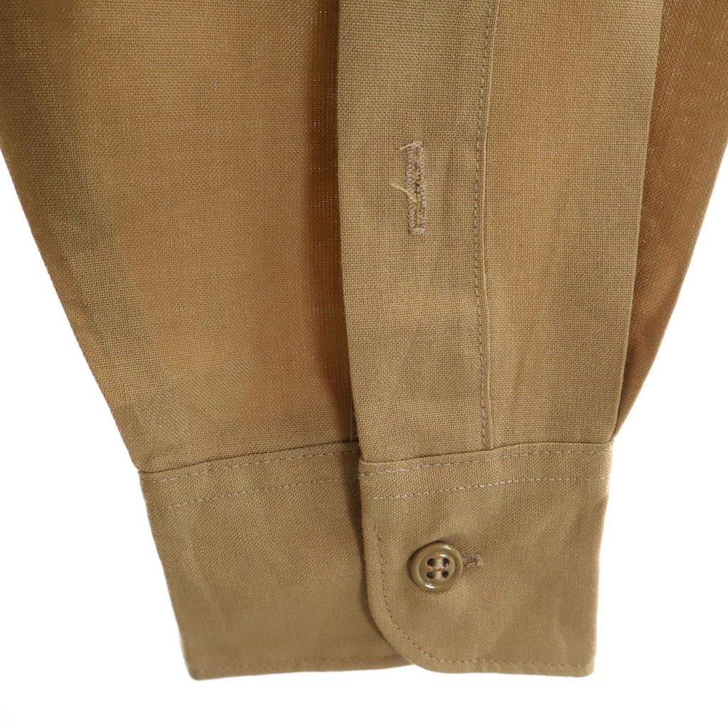 DEFENSE LOGISTICS AGENCY Long sleeve Military shirt Beige Men's Used