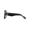 Loewe Windproof Sun Protection Irregular Shape Sunglasses Women Sunglasses Black LW40080U